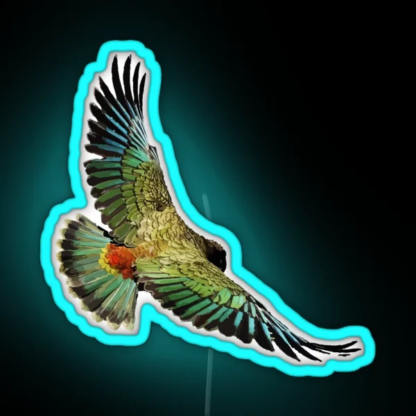 New Zealand Kea RGB Neon Sign