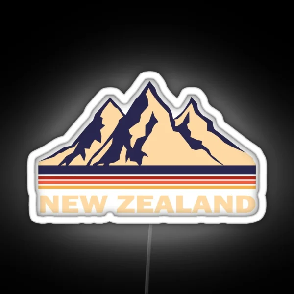 New Zealand RGB Neon Sign