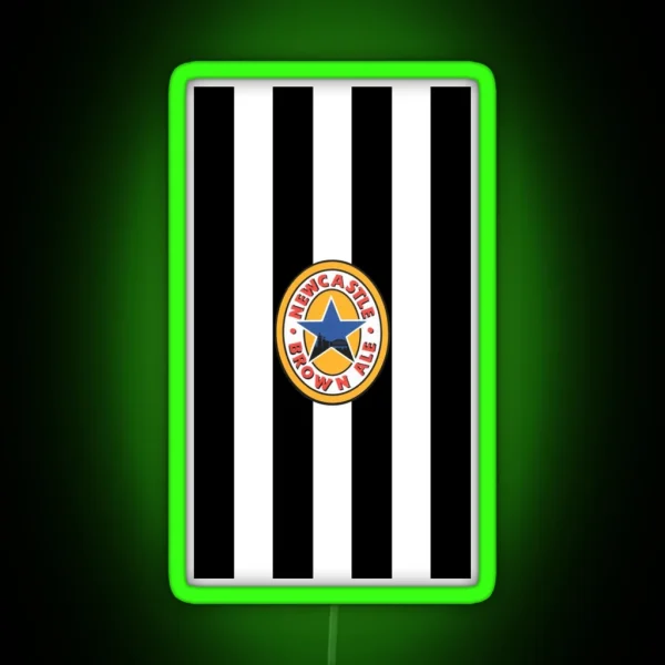 Newcastle 1995 96 Home Led Design RGB Neon Sign