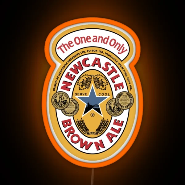 Newcastle Brown Ale Is A Must Have RGB Neon Sign
