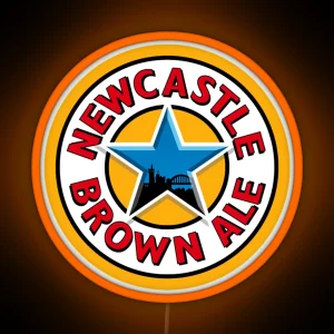 Newcastle Brown Ale United RGB Neon Sign