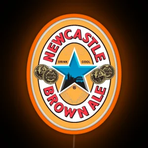 Newcastle Brown RGB Neon Sign