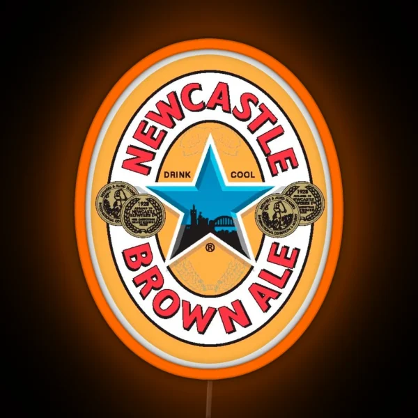 Newcastle Brown RGB Neon Sign