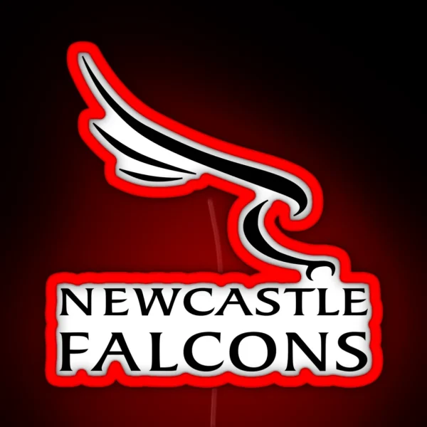 Newcastle Falcons RGB Neon Sign