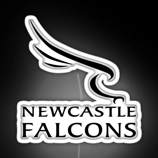 Newcastle Falcons RGB Neon Sign