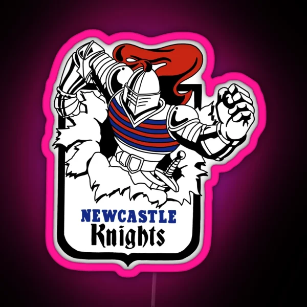 Newcastle Knights RGB Neon Sign
