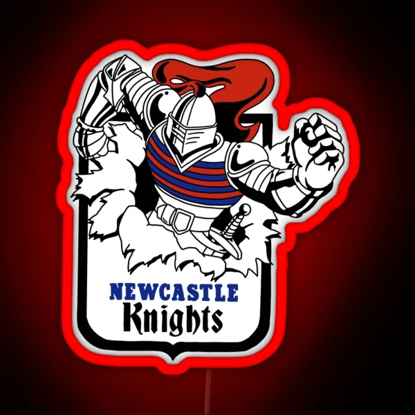 Newcastle Knights RGB Neon Sign