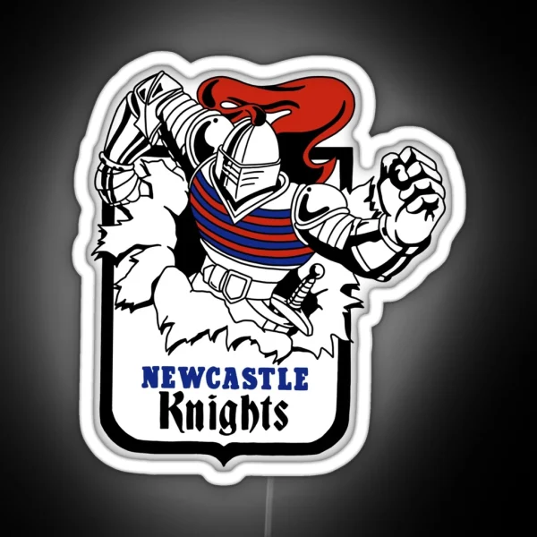 Newcastle Knights RGB Neon Sign