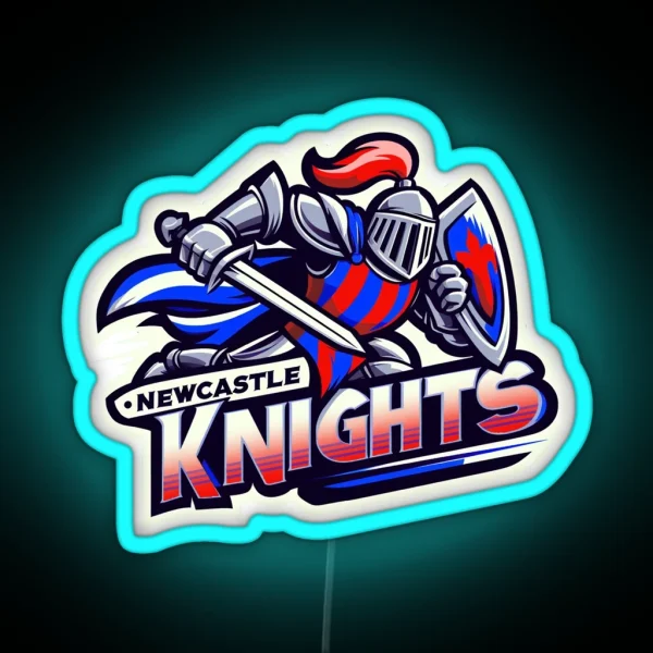 Newcastle Knights RGB Neon Sign