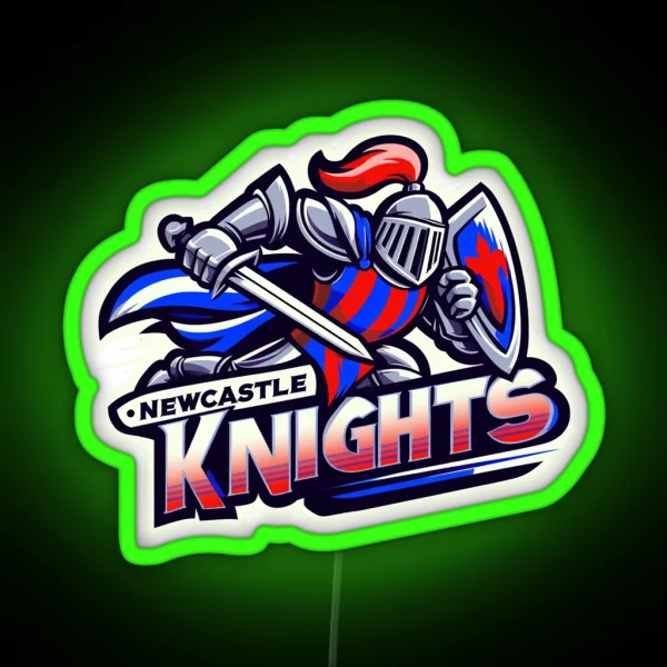 Newcastle Knights RGB Neon Sign