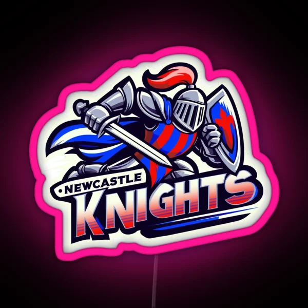 Newcastle Knights RGB Neon Sign
