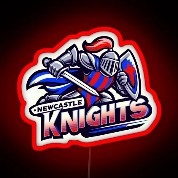 Newcastle Knights RGB Neon Sign