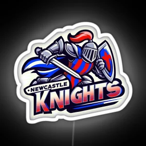 Newcastle Knights RGB Neon Sign