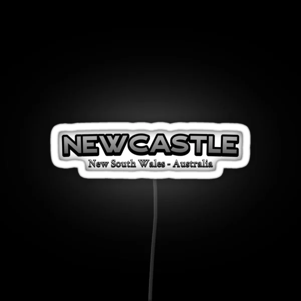 Newcastle New South Wales Australia RGB Neon Sign