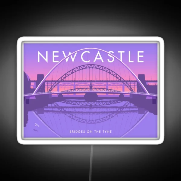 Newcastle RGB Neon Sign