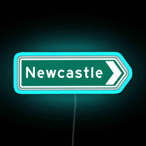 Newcastle RGB Neon Sign