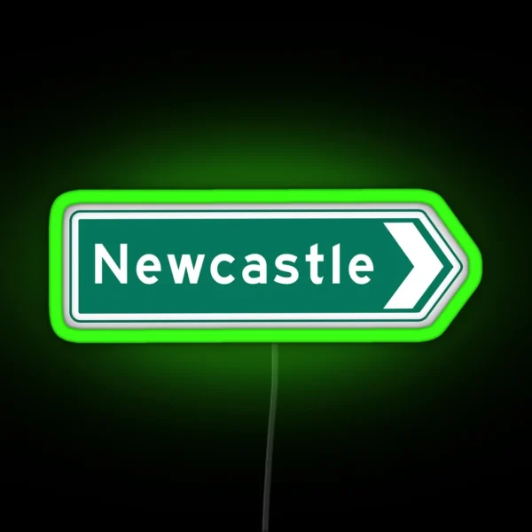 Newcastle RGB Neon Sign