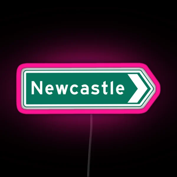 Newcastle RGB Neon Sign