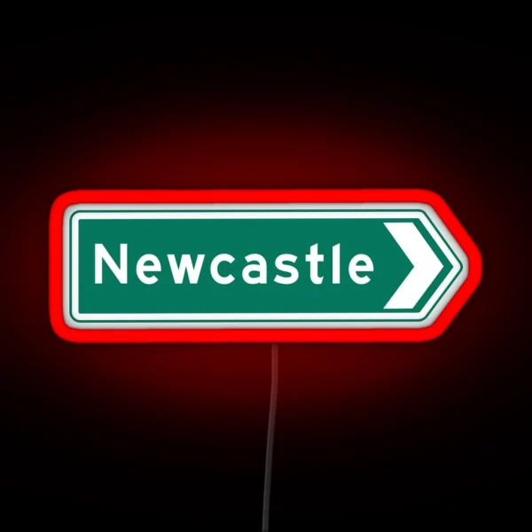 Newcastle RGB Neon Sign