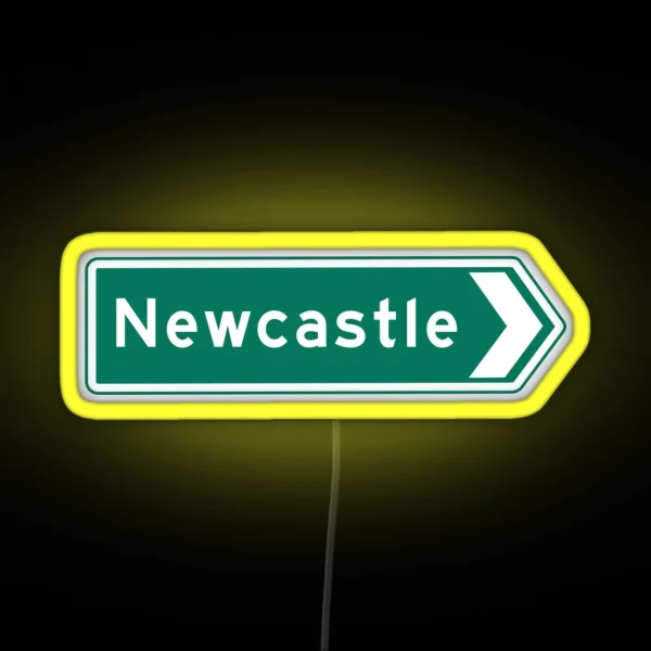 Newcastle RGB Neon Sign