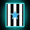newcastle star rgb neon sign (blue)