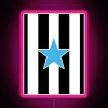 newcastle star neon sign rgb lighting pink