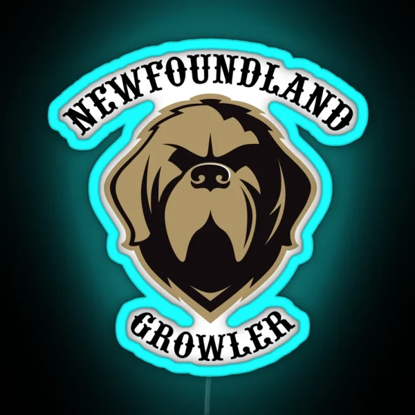 Newfoundland Growler RGB Neon Sign