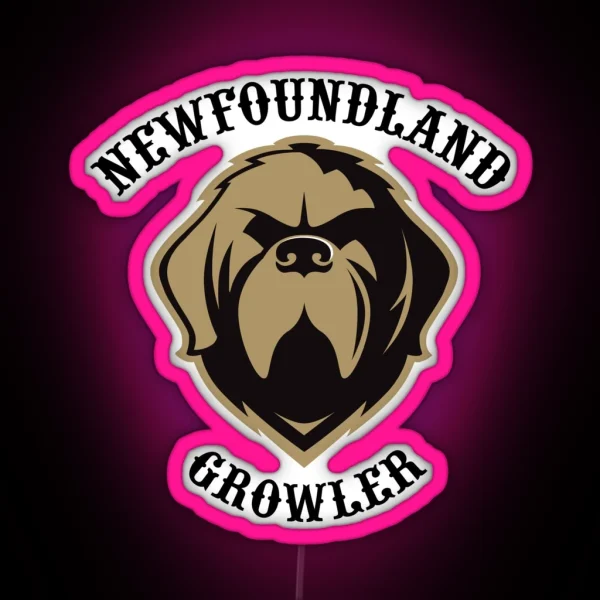 Newfoundland Growler RGB Neon Sign