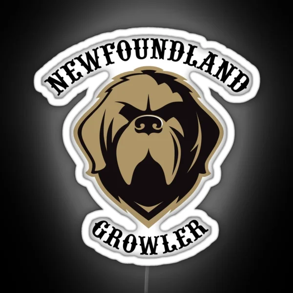 Newfoundland Growler RGB Neon Sign