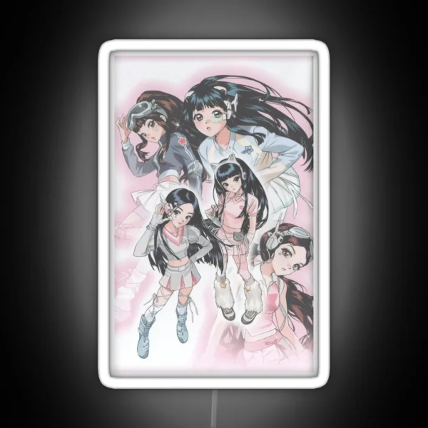 Newjeans Anime Y2K RGB Neon Sign