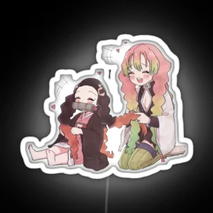 Nezuko And Kanao RGB Neon Sign