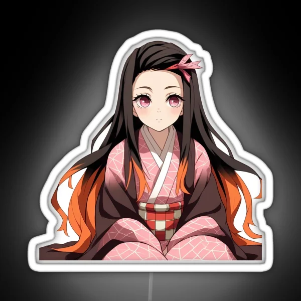 Nezuko Art RGB Neon Sign