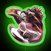 Nezuko Badass Neon Sign Green
