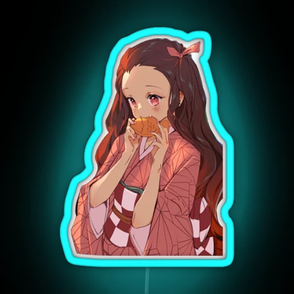 Nezuko Cute RGB Neon Sign