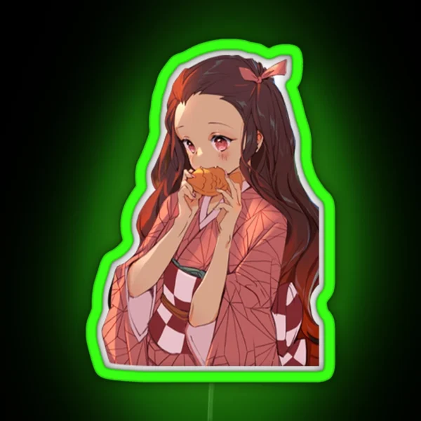Nezuko Cute RGB Neon Sign