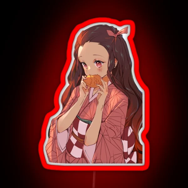 Nezuko Cute RGB Neon Sign