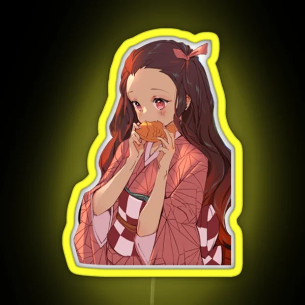 Nezuko Cute RGB Neon Sign