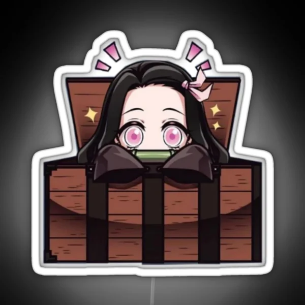 Nezuko Cute RGB Neon Sign