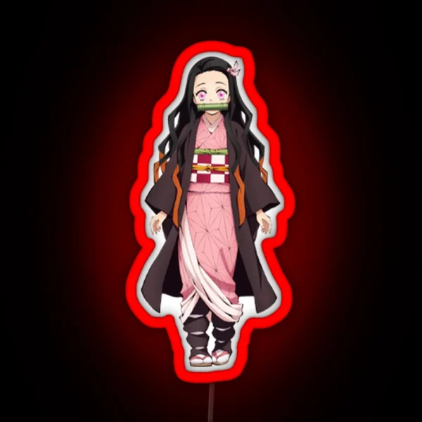 Nezuko Cute RGB Neon Sign