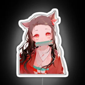 Nezuko Cute RGB Neon Sign