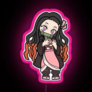 Nezuko Demon Slayer RGB Neon Sign