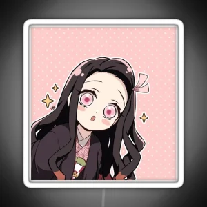 Nezuko Demon Slayer RGB Neon Sign