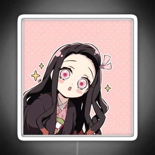 Nezuko Demon Slayer RGB Neon Sign