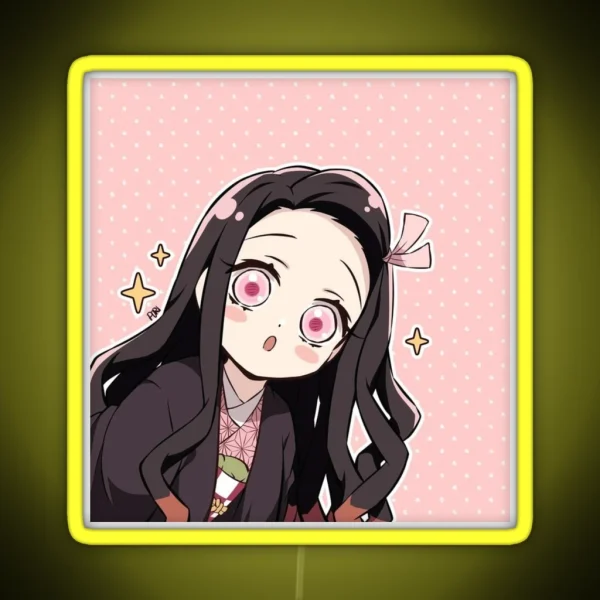 Nezuko Demon Slayer RGB Neon Sign