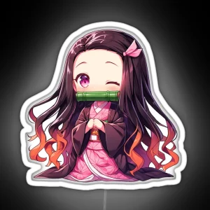 Nezuko Kamado Chibi RGB Neon Sign