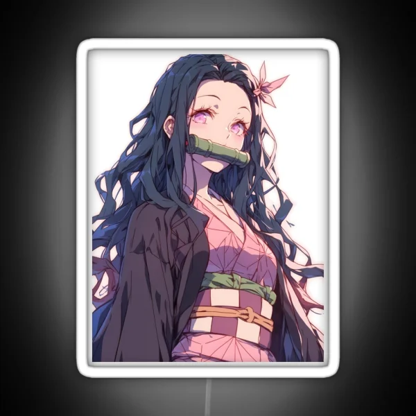 Nezuko Kamado Demon Slayer 20 RGB Neon Sign