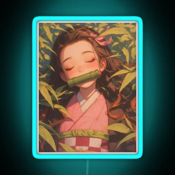 Nezuko Kamado Demon Slayer 22 RGB Neon Sign
