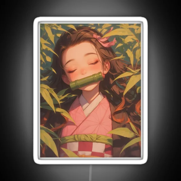 Nezuko Kamado Demon Slayer 22 RGB Neon Sign