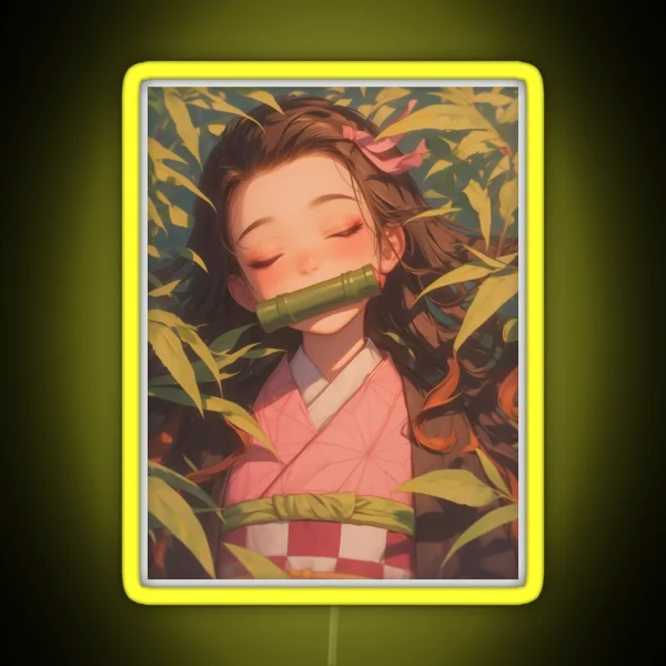 Nezuko Kamado Demon Slayer 22 RGB Neon Sign