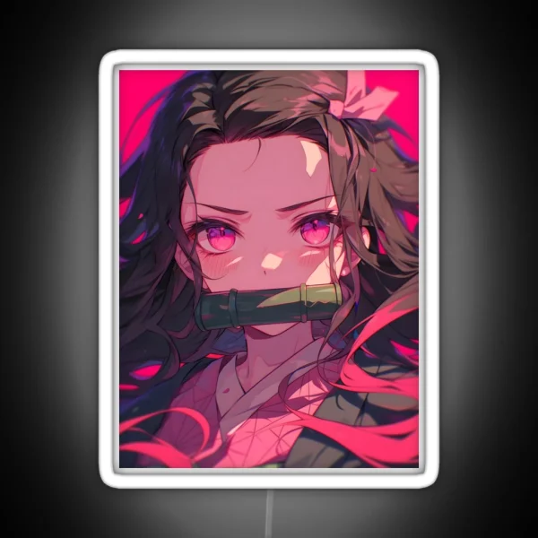 Nezuko Kamado Demon Slayer 26 RGB Neon Sign